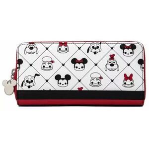 Disney Loungefly Sensational 6 Funko Pop Mickey Donald Goofy Zip-Around Wallet